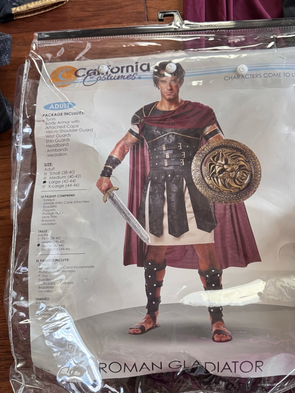 Adult Gladiator Warrior Costume